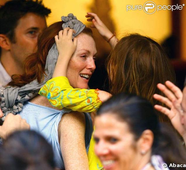 Julianne Moore et sa famille