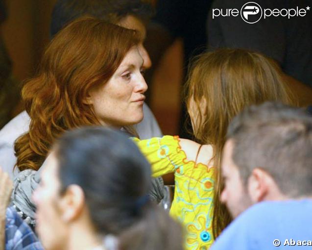 Julianne Moore et sa famille