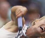Maria Sharapova en plein effort