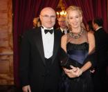 Phil Collins et son ex-femme, Jil Travelman, sont venus ensemble voir leur Lily assister à cette belle soirée. 