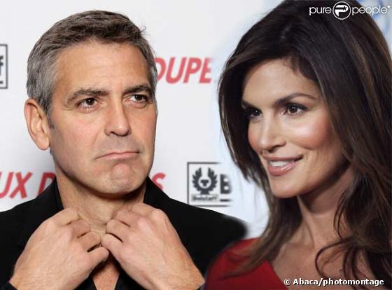 George Clooney et Cindy Crawford