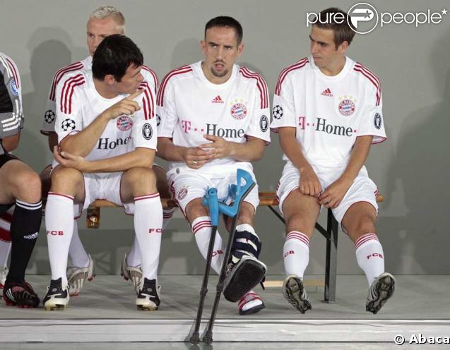 Willy Sagnol et Franck Ribéry