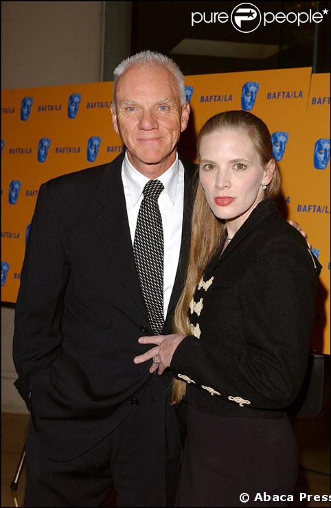 Malcolm McDowell et sa femme Kelley Kuhr