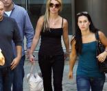 Britney Spears sortant du studio de danse, le 16/09/08 à Los Angeles