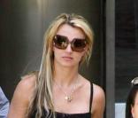 Britney Spears sortant du studio de danse, le 16/09/08 à Los Angeles