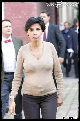Rachida Dati en visite à Rouen