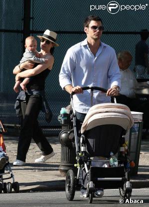 Julianna Margulies en famille à New York