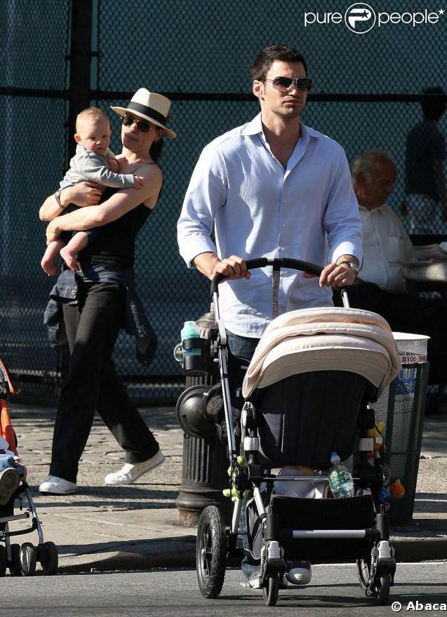 Julianna Margulies en famille à New York