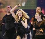 Madonna en concert au stade de Wembley en Septembre 2008