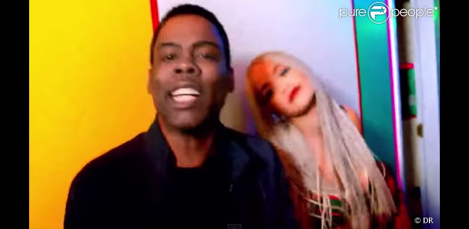 Chris Rock et Rita Ora dans le clip Bitch I'm Madonna de Madonna