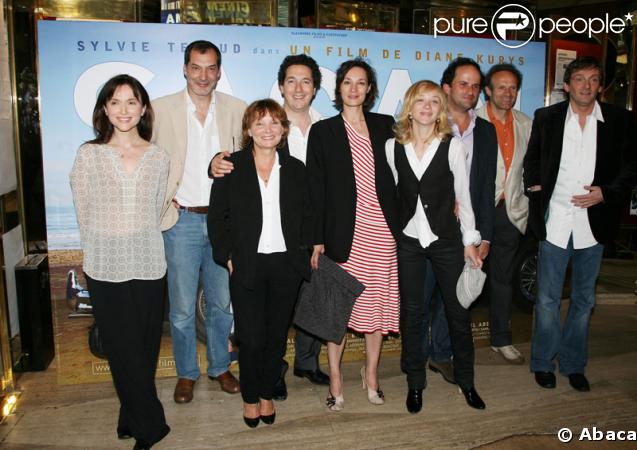 Sylvie Testud et l'équipe du film 