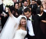Mariage de Beverley Mitchell et Michael Cameron, en Italie, le 1/10/08