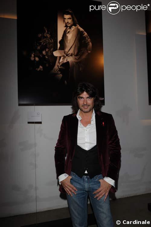 Le couturier Stéphane Rolland à la soirée anniversaire de HOM, le 7/10/08