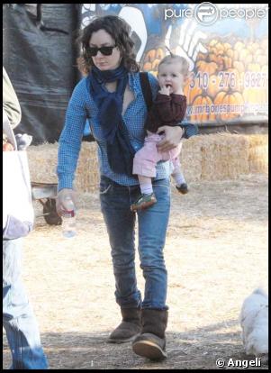 Sara Gilbert et sa fille Sawyer Gilbert Adler