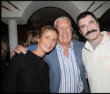 Stéphane Collaro, sa compagne Stéphanie et Jean-Marie Bigard