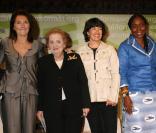 Cécilia Attias, Madeleine Albright, Christiane Amanpour et Cherie Blair