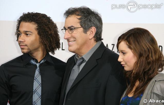 Corbin Bleu, Kenny Ortega et Ashley Tisdale 