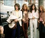 Le groupe Led Zeppelin à son apogée. De g. à d. : John Bonham, Robert Plant, Jimmy Page, John Paul James