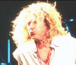 Robert Plant et Jimmy Page sur scène