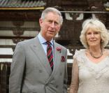 Le prince Charles et Camilla Parker Bowles au temple bouddhiste de Todai-ji