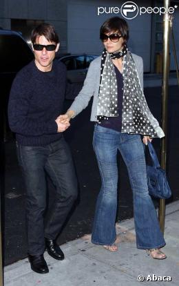 Katie Holmes et Tom Cruise 