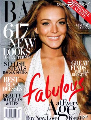 Lindsay Lohan pour Harper's Bazaar