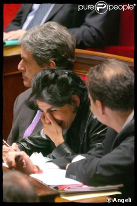 Rachida Dati à l'Assemblée Nationale, le 12/11/08