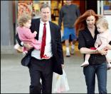 Marcia Cross, son mari, et ses deux jumelles