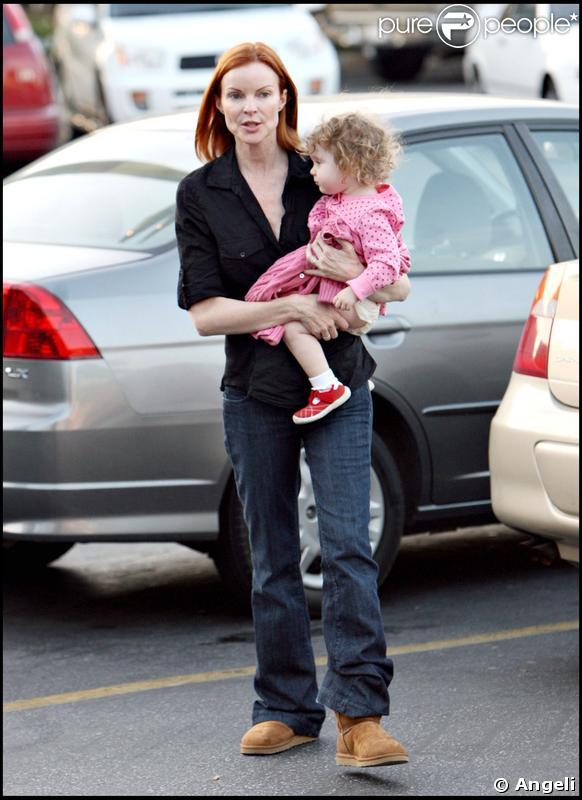 Marcia Cross, son mari, et ses deux jumelles