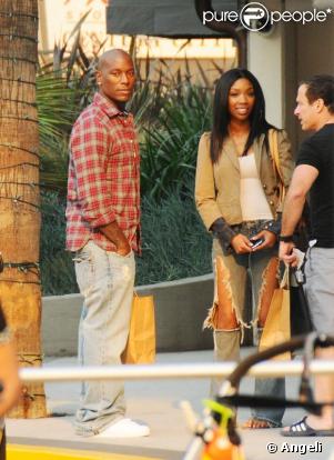 Tyrese et Brandy, resplendissante comme toujours