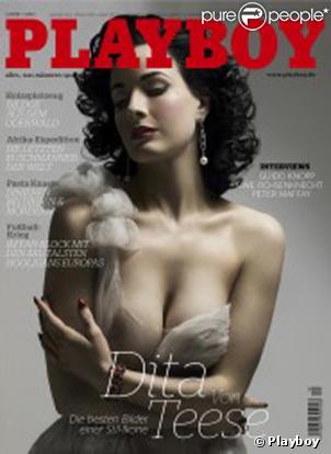 Dita von Teese pour Playboy