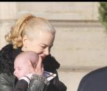 Nicole Kidman à Paris avec Sunday Rose, le 2/12/08