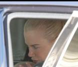 Nicole Kidman à Paris avec Sunday Rose, le 2/12/08