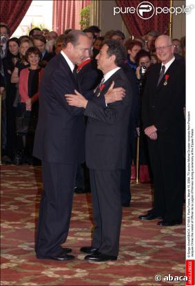 Michel Drucker et Jacques Chirac