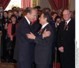 Michel Drucker et Jacques Chirac