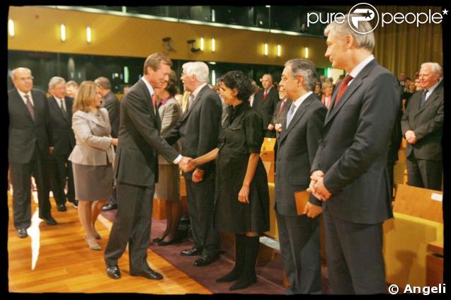 Rachida Dati et le Grand Duc de Luxembourg