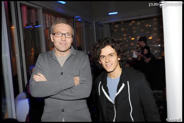 Laurent Ruquier et Michael Gregorio au Murano après le show de Michael Gregorio