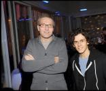 Laurent Ruquier et Michael Gregorio au Murano après le show de Michael Gregorio
