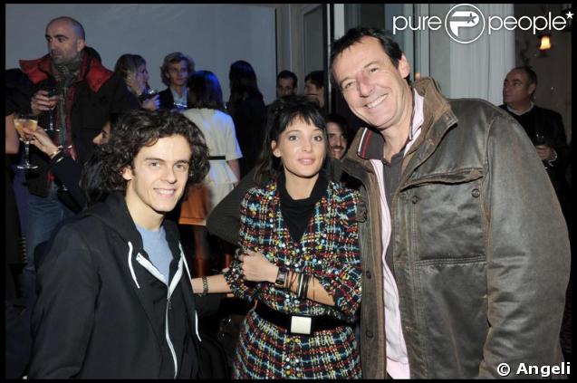 Michael Gregorio, Ericka Moulet et Jean-Luc Reichmann au Murano après le show de Michael Gregorio