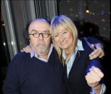 Jean-Michel Ribes et Christine Bravo au Murano après le show de Michael Gregorio