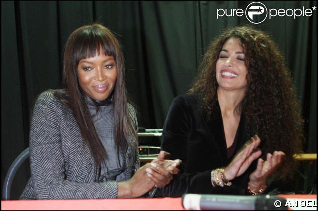 Naomi Campbelle et Afef Jnifen