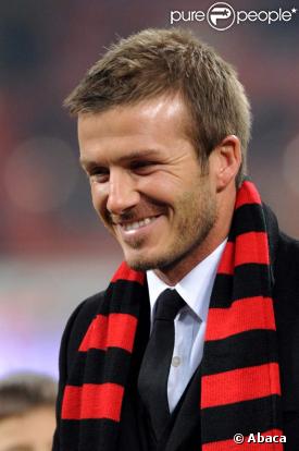 David Beckham acclamé par son public milanais