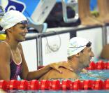 Coralie Balmy et Alain Bernard