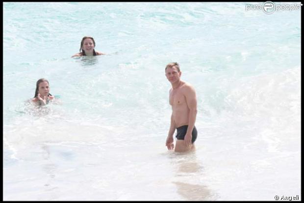 Daniel Craig et sa fiancée Satsuki Mitchell