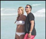 Ruud Gullit et Estelle Cruyff à Miami