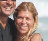 Ruud Gullit et Estelle Cruyff à Miami