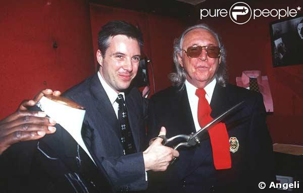 Ted Lapidus et son fils Olivier en 1995