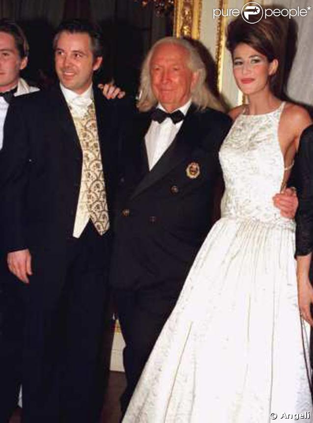 Ted Lapidus au mariage de son fils Olivier en 1997