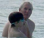 Richard Gere à Saint-Barth' avec son fils Homer James 