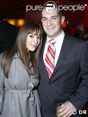 Alyssa Milano et son futur époux David Bugliari à la première du film  Yes Man . 17/12/08